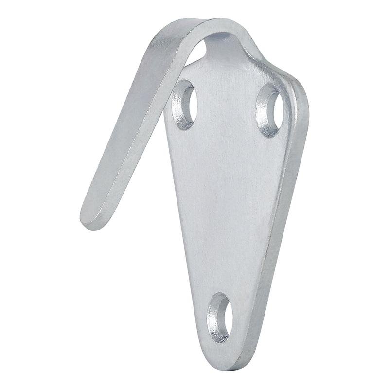 10 x Dreilochhaken, Dreiloch Planen haken, 40 × 45 mm, Stahl, verzinkt NEU OVP – Bild 3