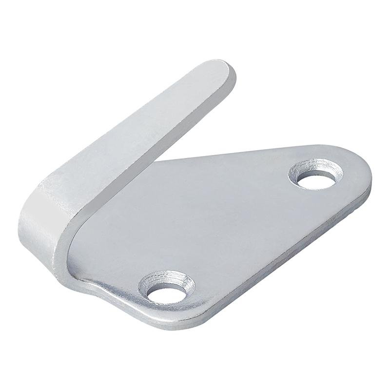 10 x Dreilochhaken, Dreiloch Planen haken, 40 × 45 mm, Stahl, verzinkt NEU OVP – Bild 2