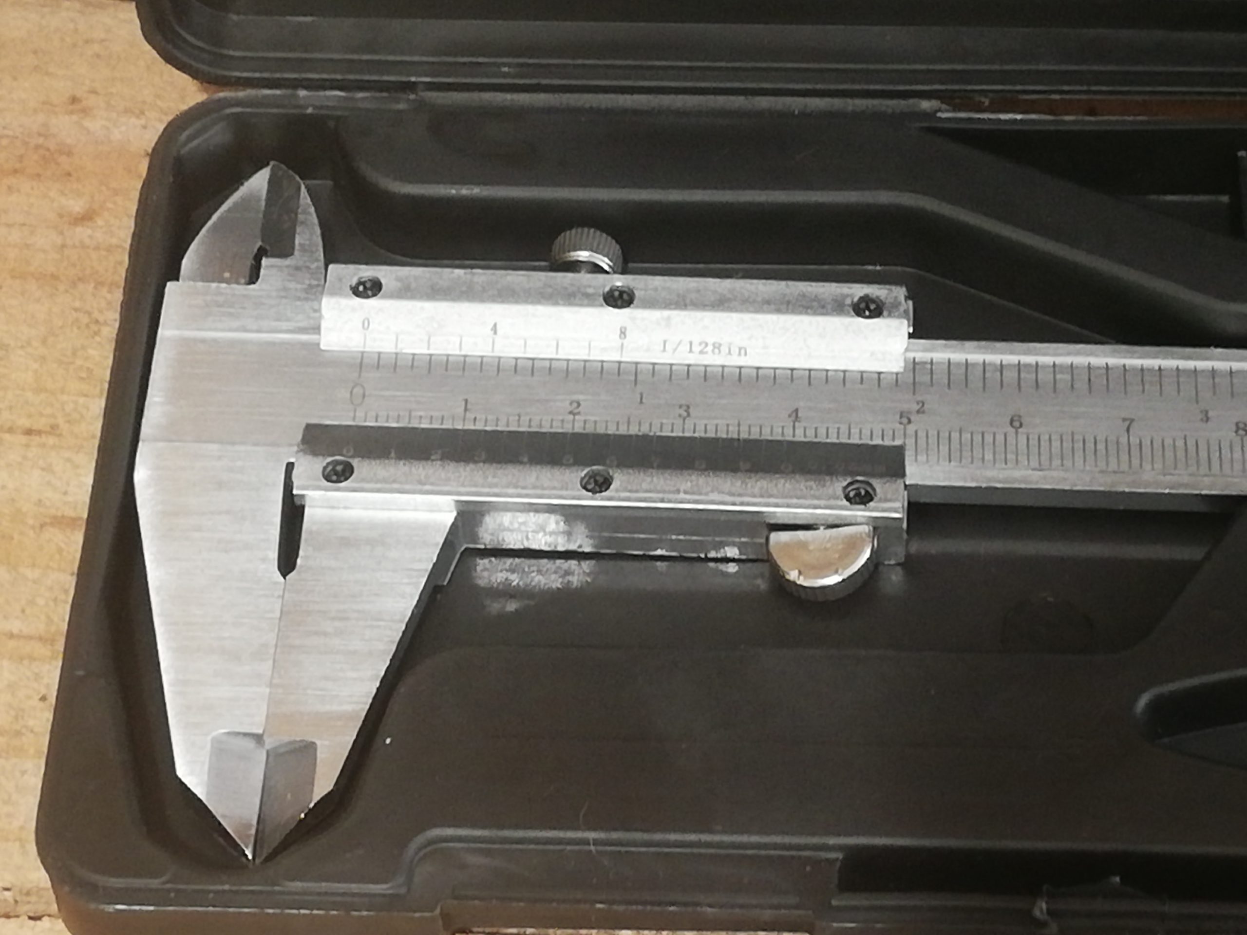 Messschieber Schieblehre 150 mm 0,05 mm + Reißnadel – Bild 3